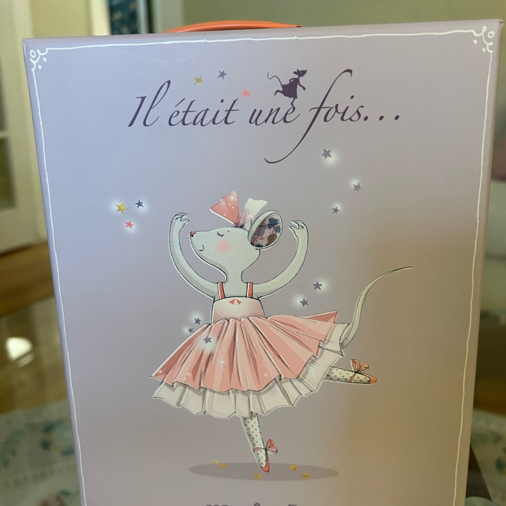 Il était une fois Pink Ballerina Mouse Doll Case